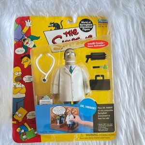 NEW DR HIBBERT Simpsons Action Figure  199221 Springfield 2001 Interactive
